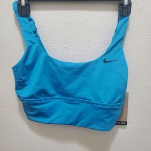 Nike Womens Midini Bikini Swim Top Separates Style NESSA229DS Blue Size S